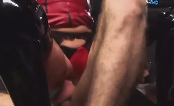 Blonde Stockings Dominate Smoky Submission
